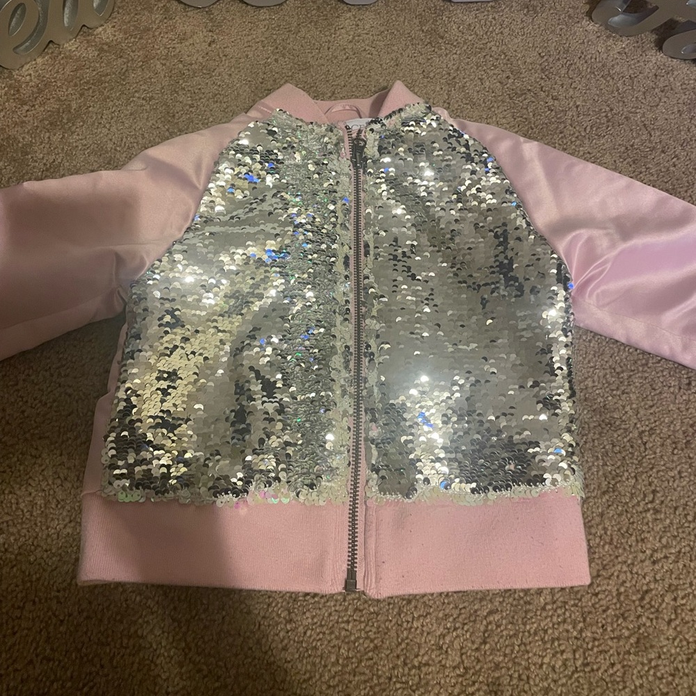 Children’s Place girls sequence jacket…size 4…sequence changes 2 different color